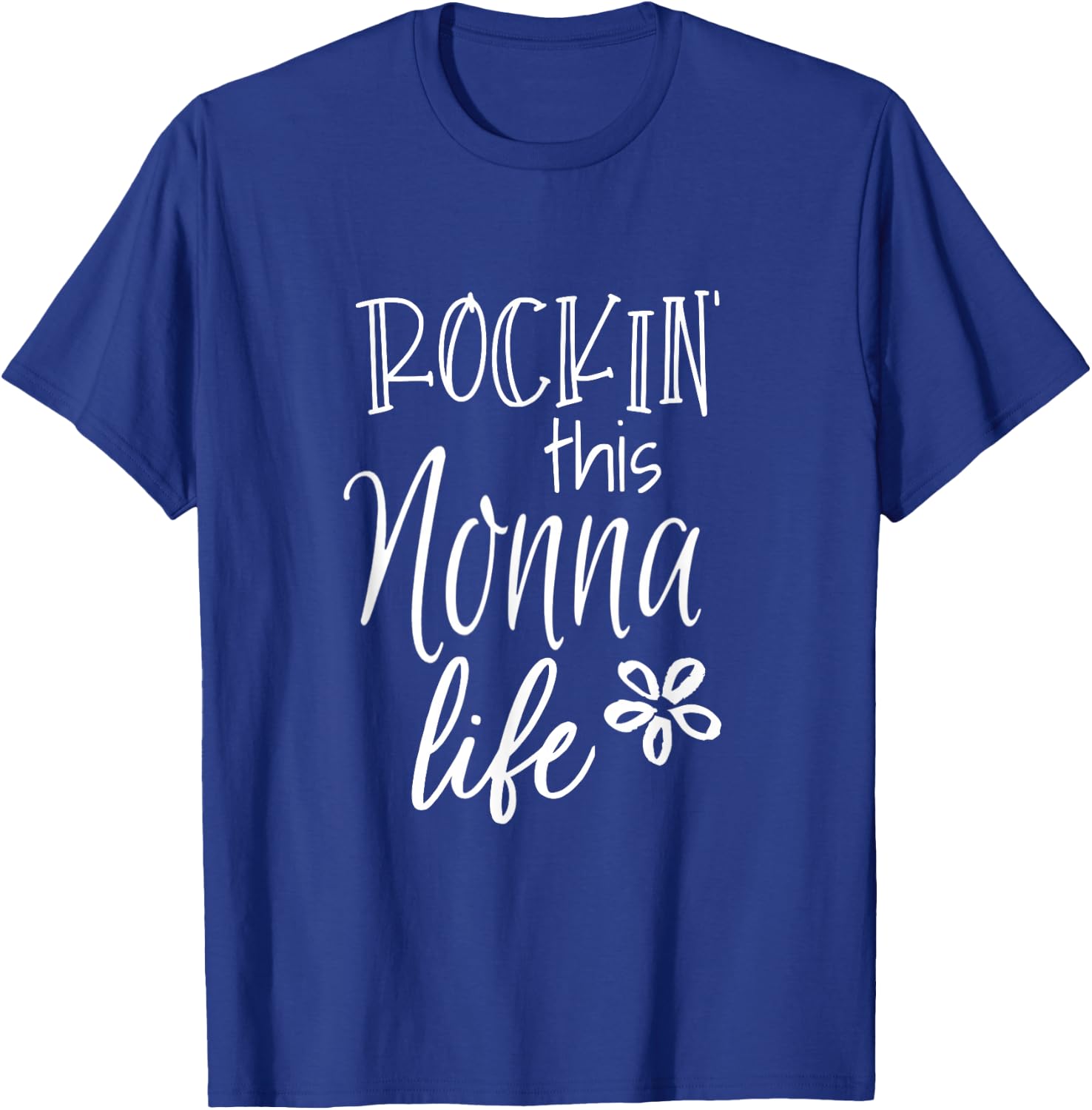 Rockin This Life Cute Nonna graphic Gift from Grandkids T-Shirt - T-Shirt | Royal
