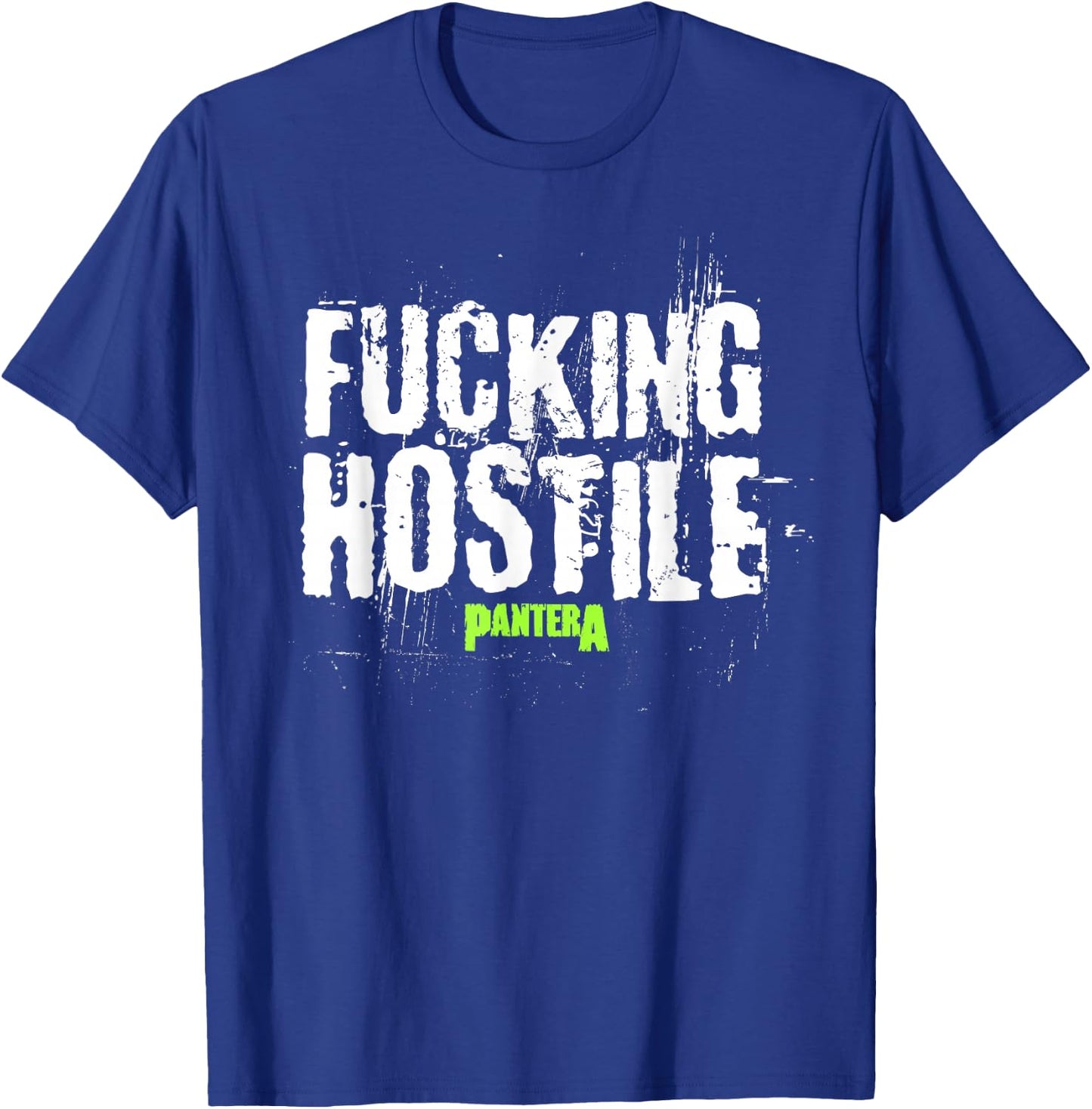 Pantera Official F-ing Hostile T-Shirt - T-Shirt | Royal