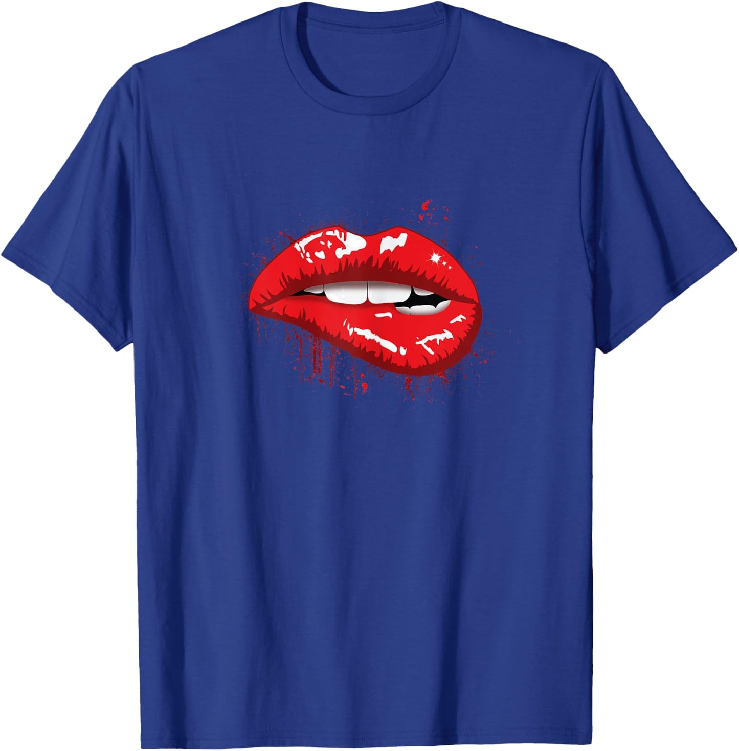 Red Lips Kiss Girl t Shirt Birthday Christmas Gift T-Shirt - T-Shirt | Royal