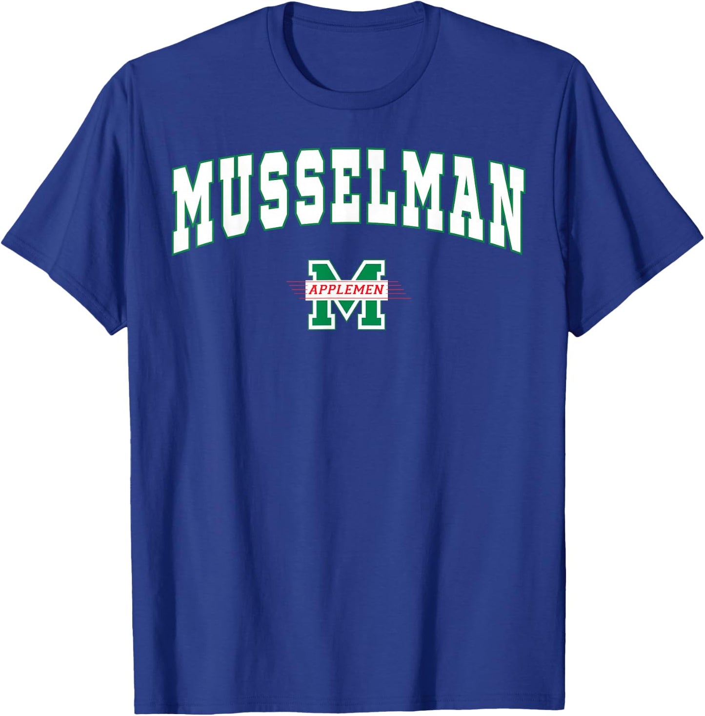Musselman High School Applemen C2 T-Shirt - T-Shirt | Royal
