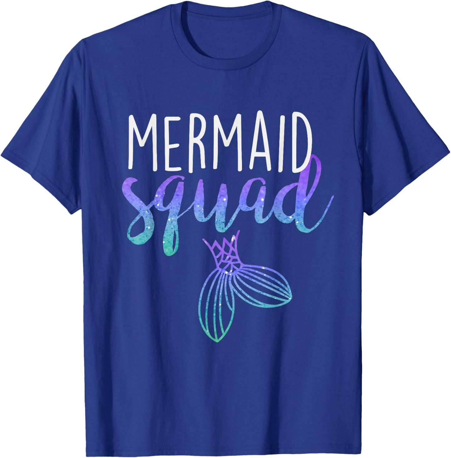 Mermaid Squad Mermaid Birthday Party Shirt T-Shirt - T-Shirt | Royal