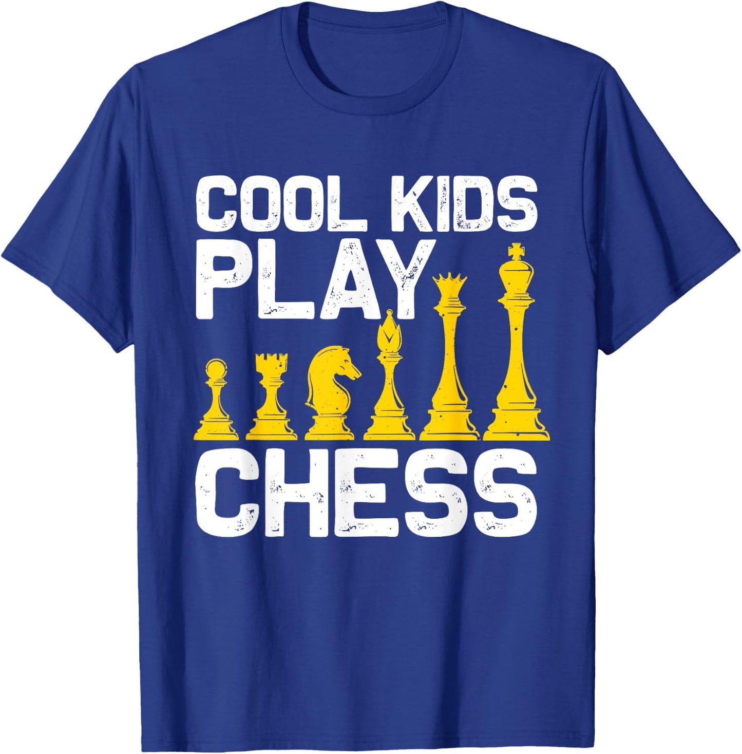 Chess Design For Boys Girls Kids Chess Board Chess Player T-Shirt - T-Shirt | Royal