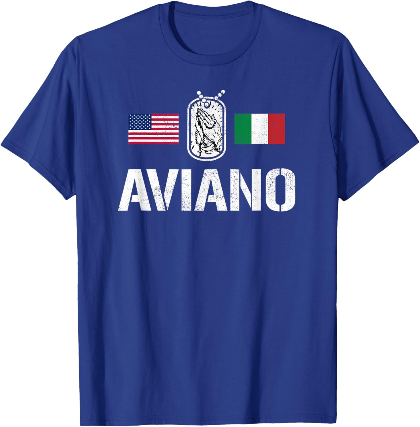 Support Deployed in Italy Military Deployment in Aviano T-Shirt - T-Shirt | Royal