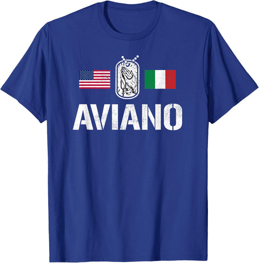 Support Deployed in Italy Military Deployment in Aviano T-Shirt - T-Shirt | Royal