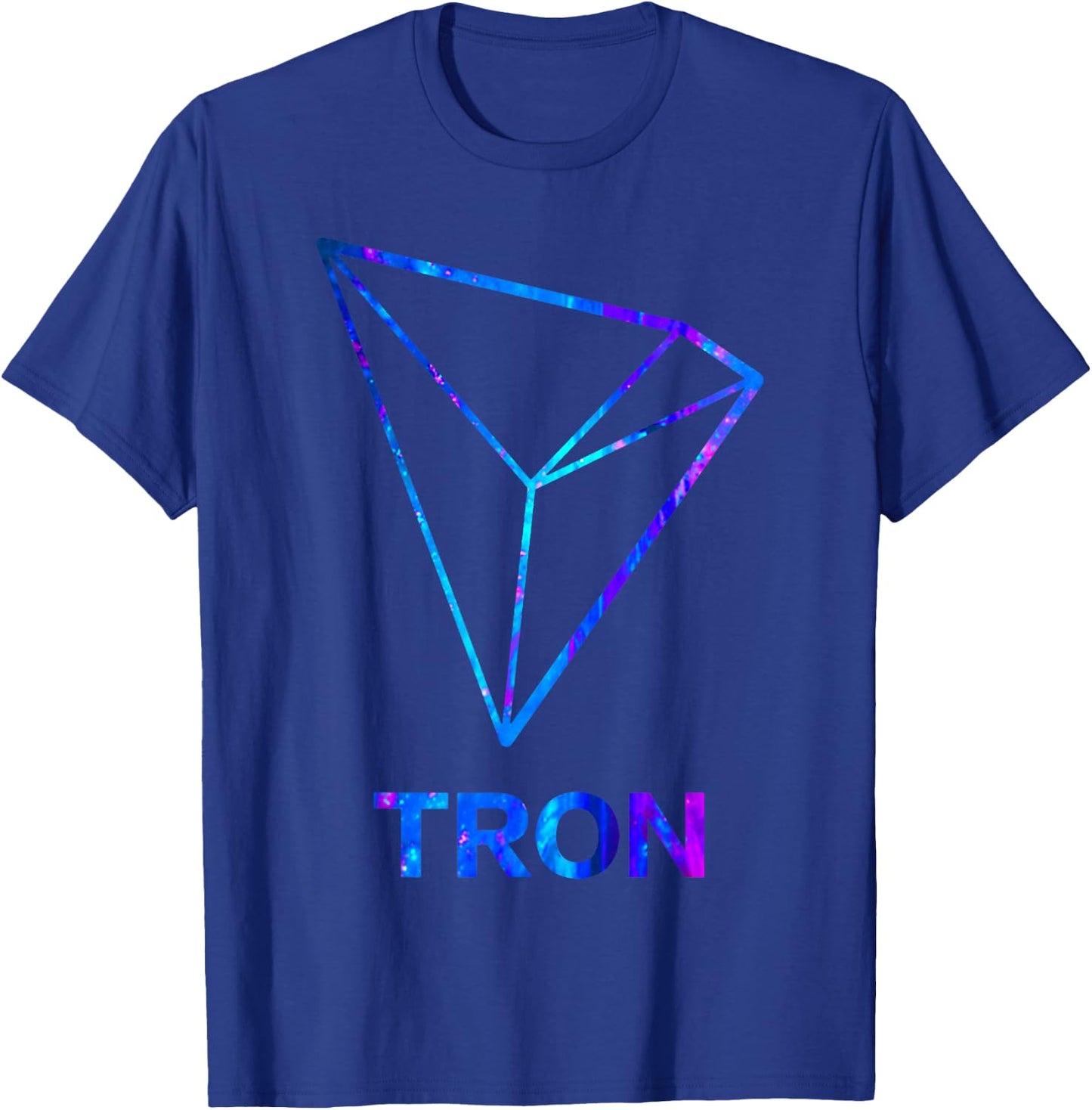 Official Logo TRON Shirt - TRX HODL Astral T-Shirt - T-Shirt | Royal