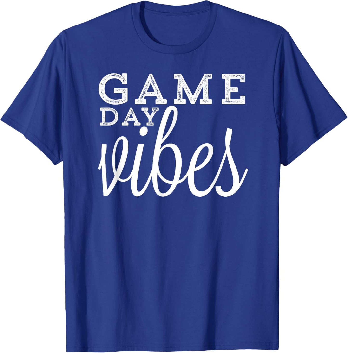 Game day, sports, fall, hay ride, Friday night lights. T-Shirt - T-Shirt | Royal