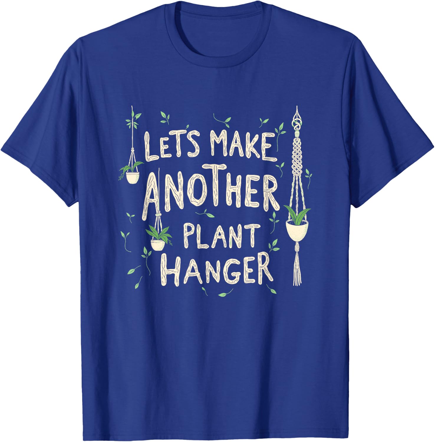 Funny Macrame Quote for Boho Macrame Lovers T-Shirt - T-Shirt | Royal