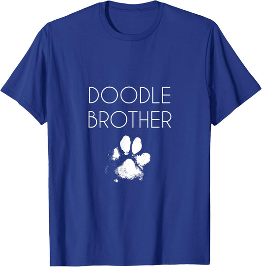 Doodle Brother Dog Lover Shirt Men Women T-Shirt - T-Shirt | Royal