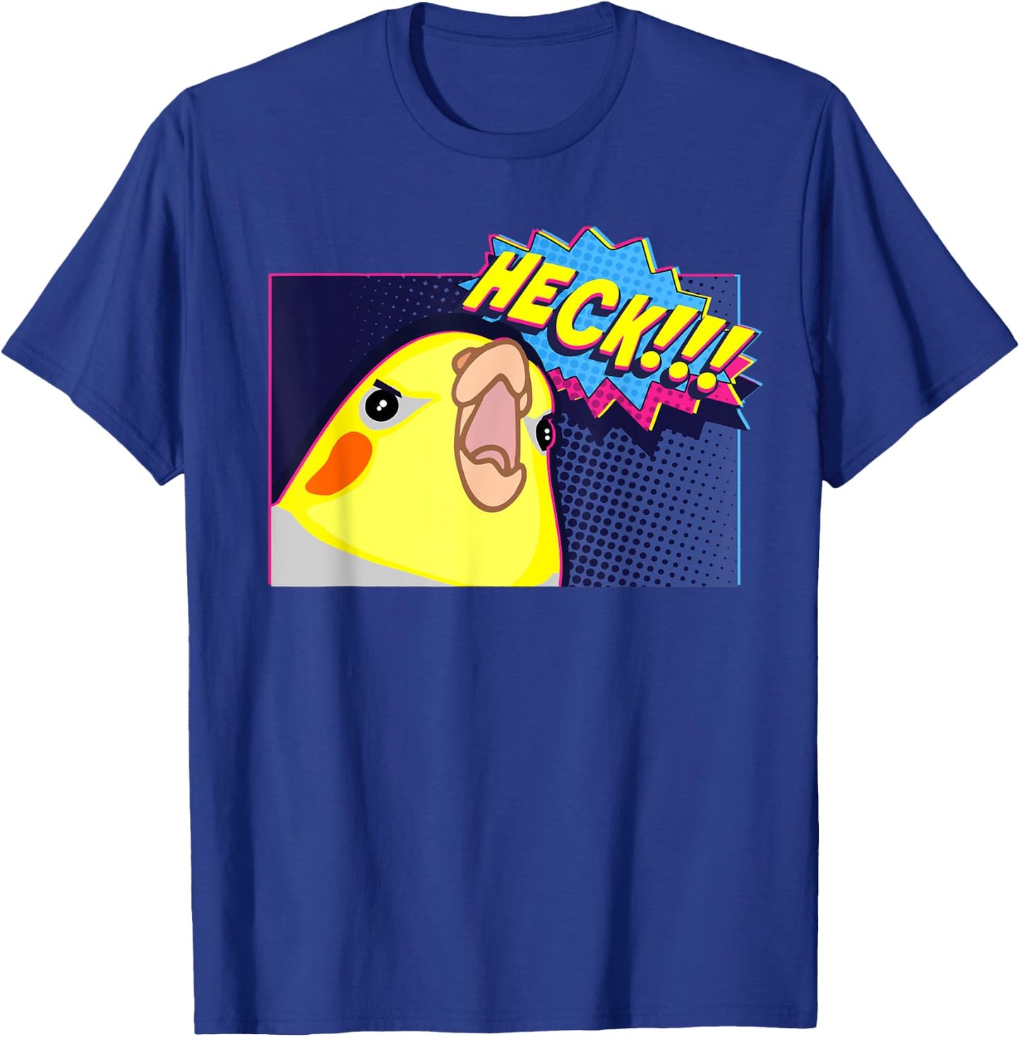 Heck Cockatiel, Birb memes, Funny angry Parrot lover T-Shirt - T-Shirt | Royal