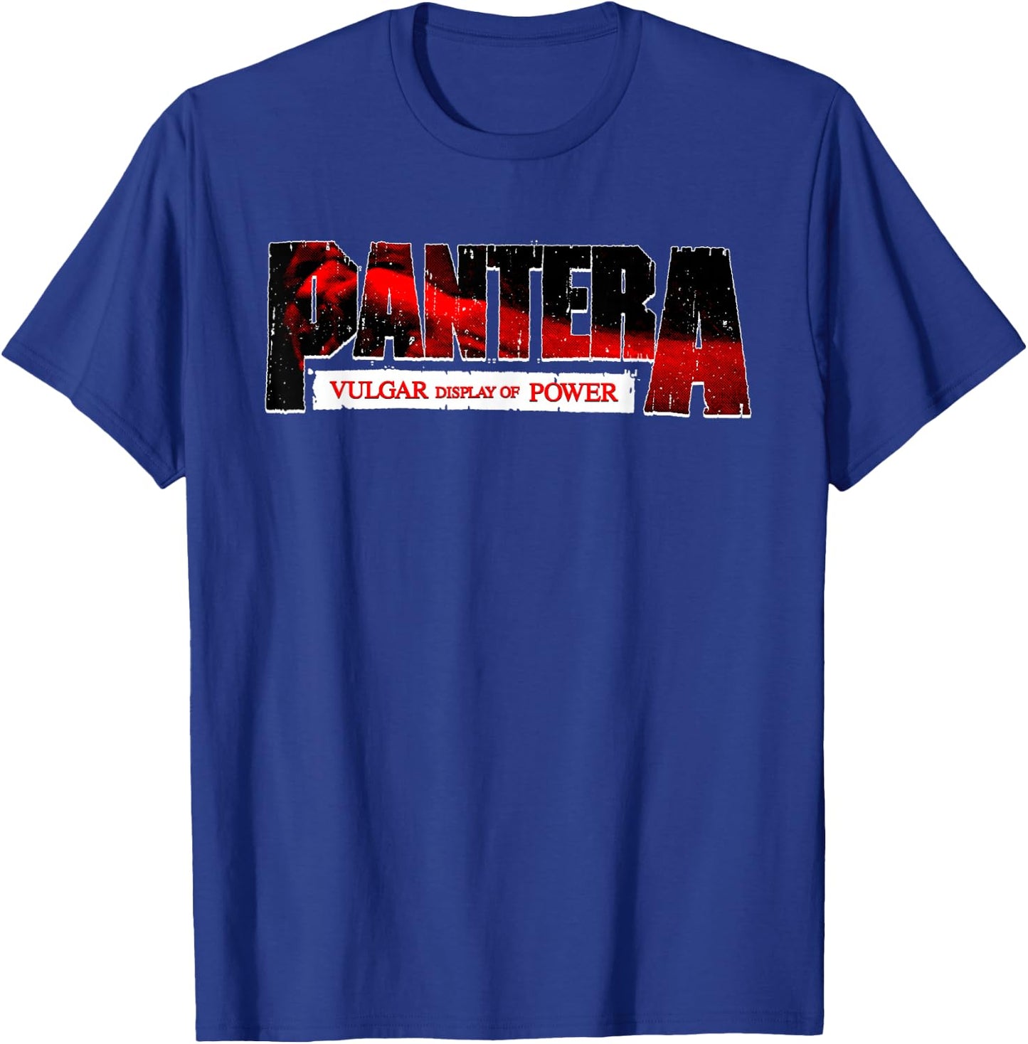 Pantera Official Vulgar Display Of Power Logo Red T-Shirt - T-Shirt | Royal