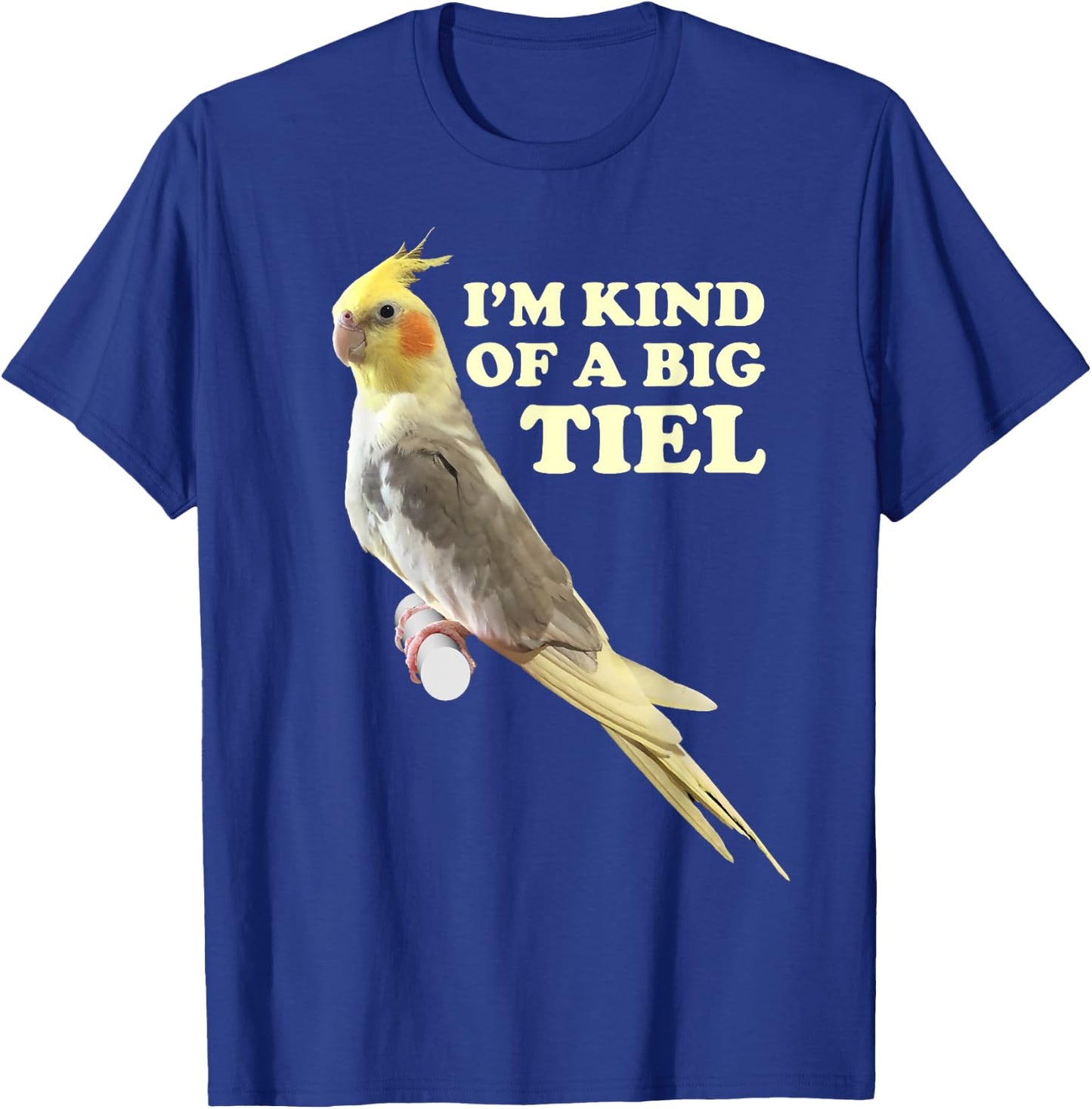 Funny Cute Cockatiel Gift Men Parrot Lover T-Shirt - T-Shirt | Royal