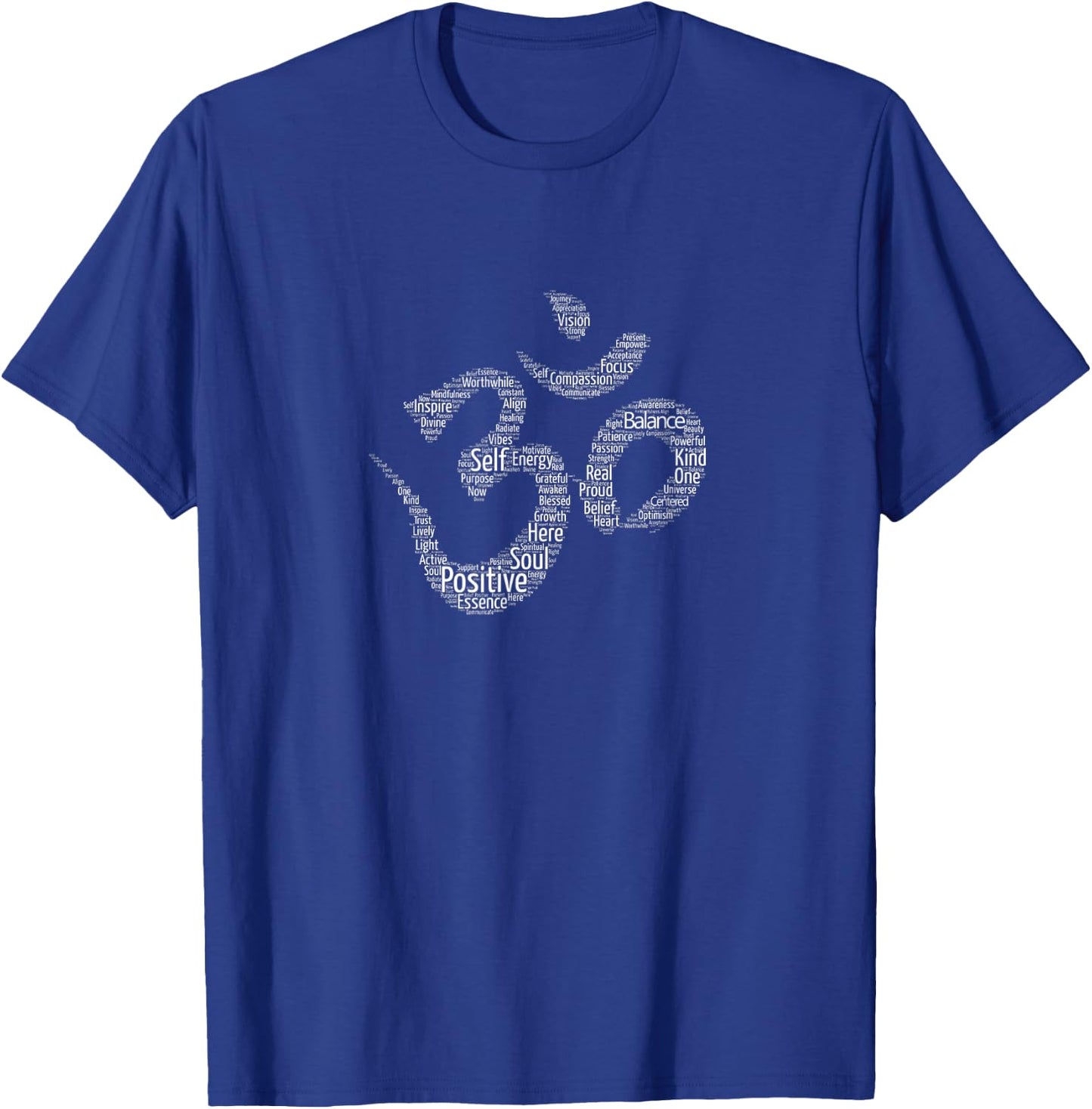 Positive Vibes Om (Aum) Shirt T-Shirt - T-Shirt | Royal