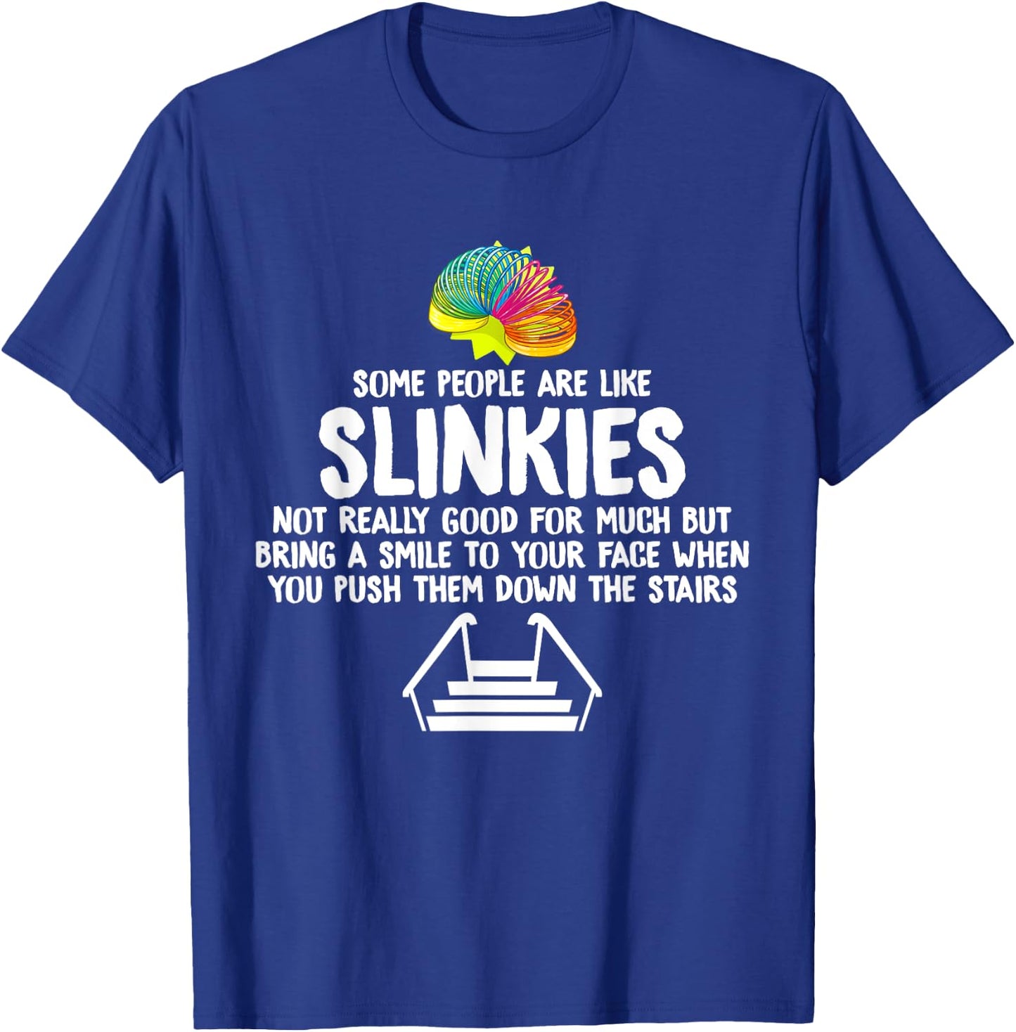 Mondello Apparel -Adults Black Slinkies T-Shirt - T-Shirt | Royal