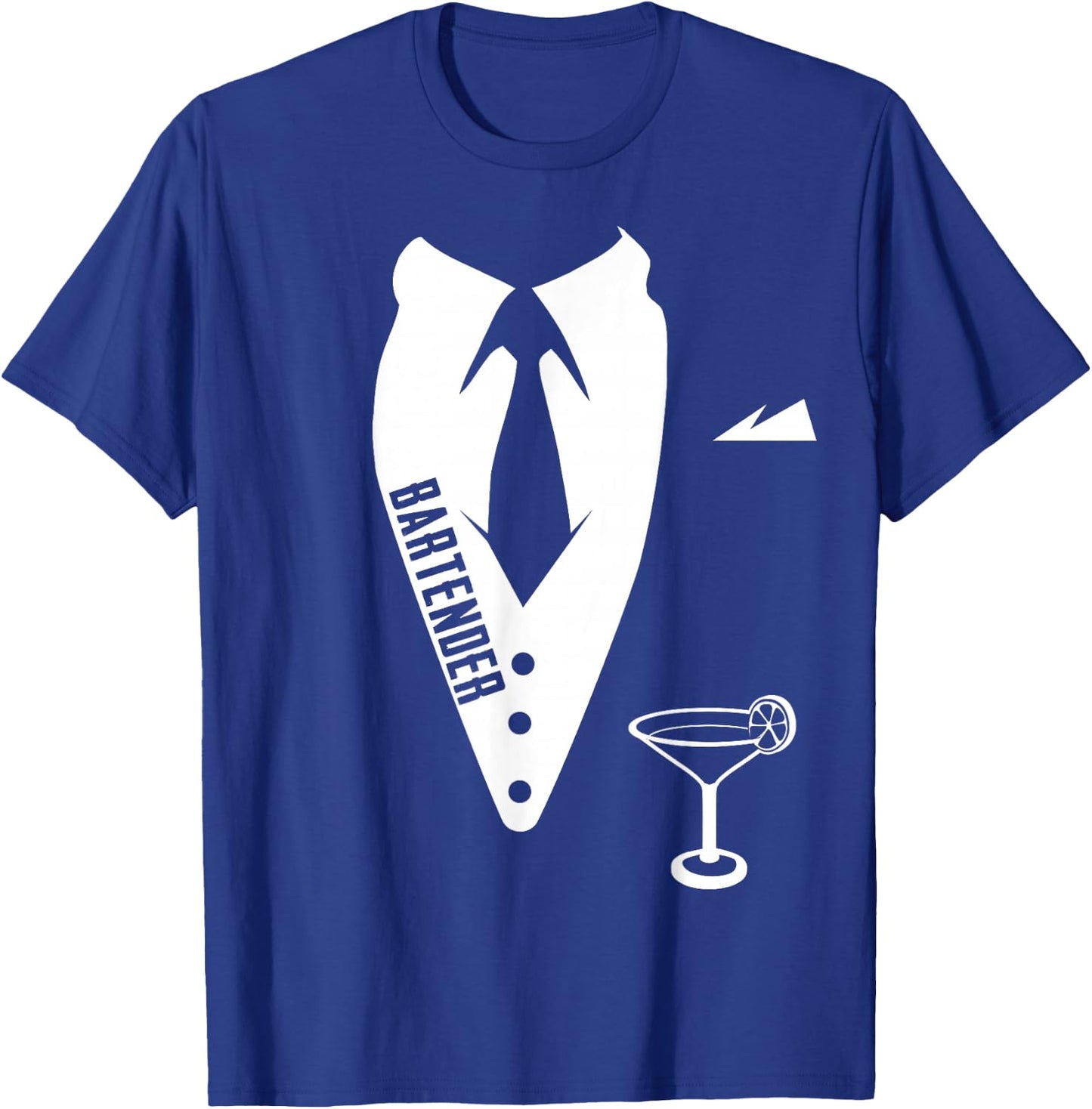 Funny Bartender Suit T-Shirt - T-Shirt | Royal