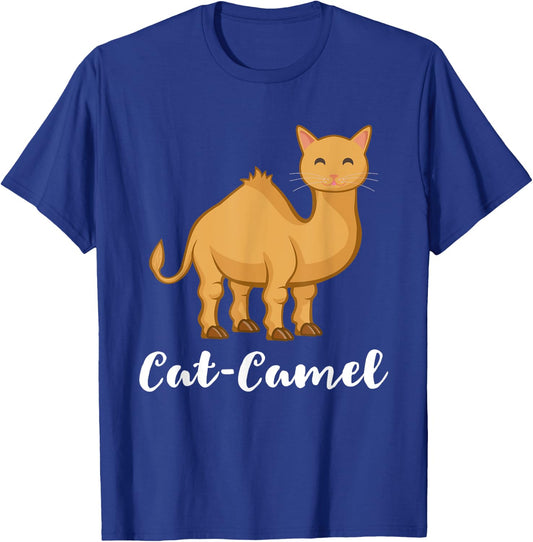 Cat-Camel Funny Animal Yoga T-Shirt - T-Shirt | Royal