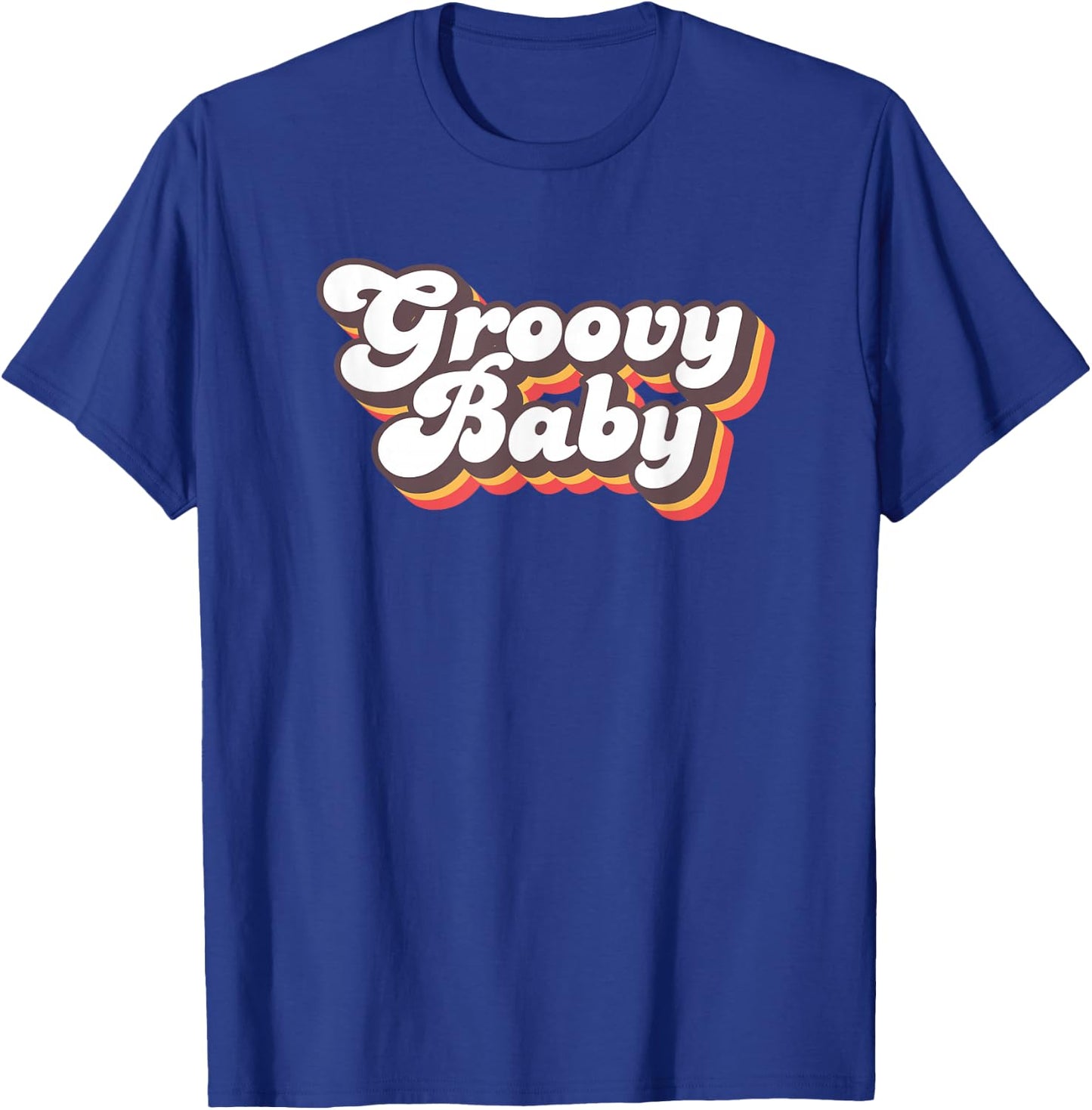 Retro Seventies Style Groovy Baby 70s Fancy Dress T-Shirt - T-Shirt | Royal