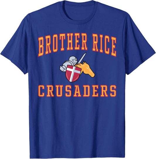 Brother Rice High School Crusaders C1 T-Shirt - T-Shirt | Royal