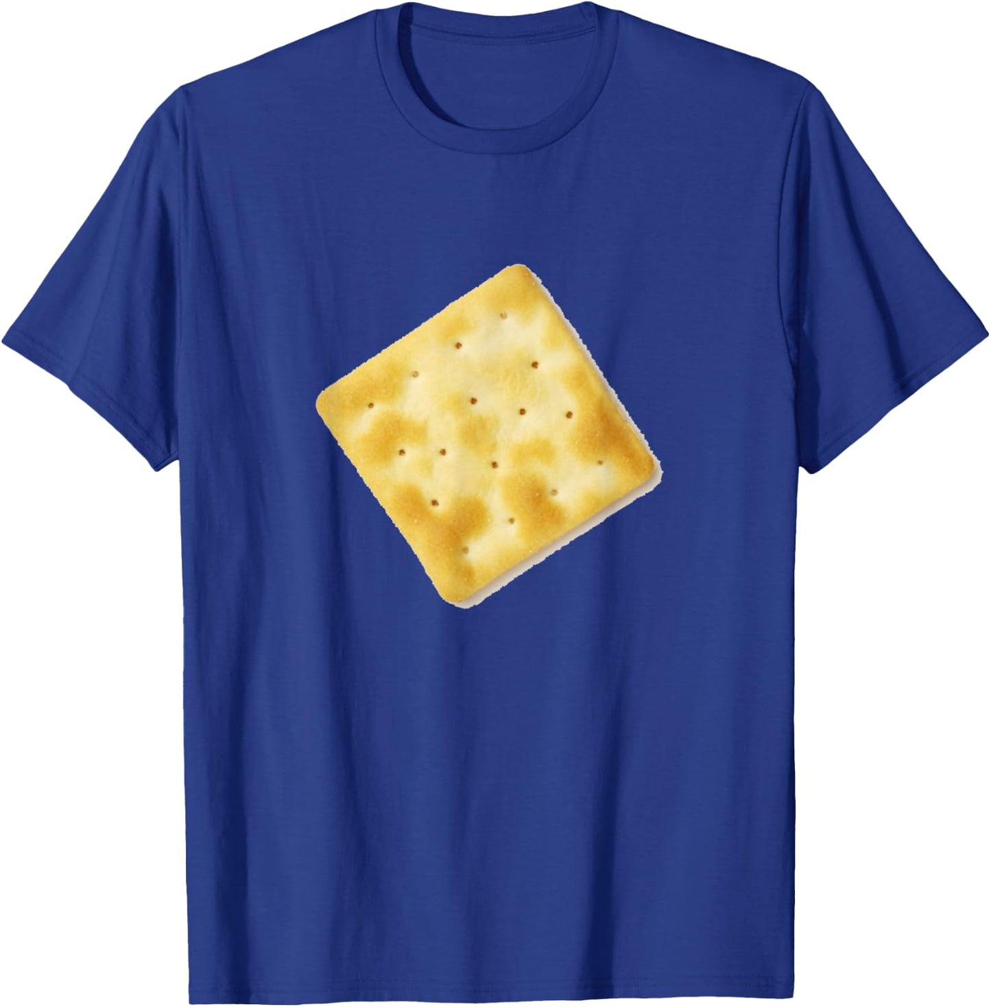 White Cracker Shirt - Funny Salty Soda Crackers T-Shirt - T-Shirt | Royal