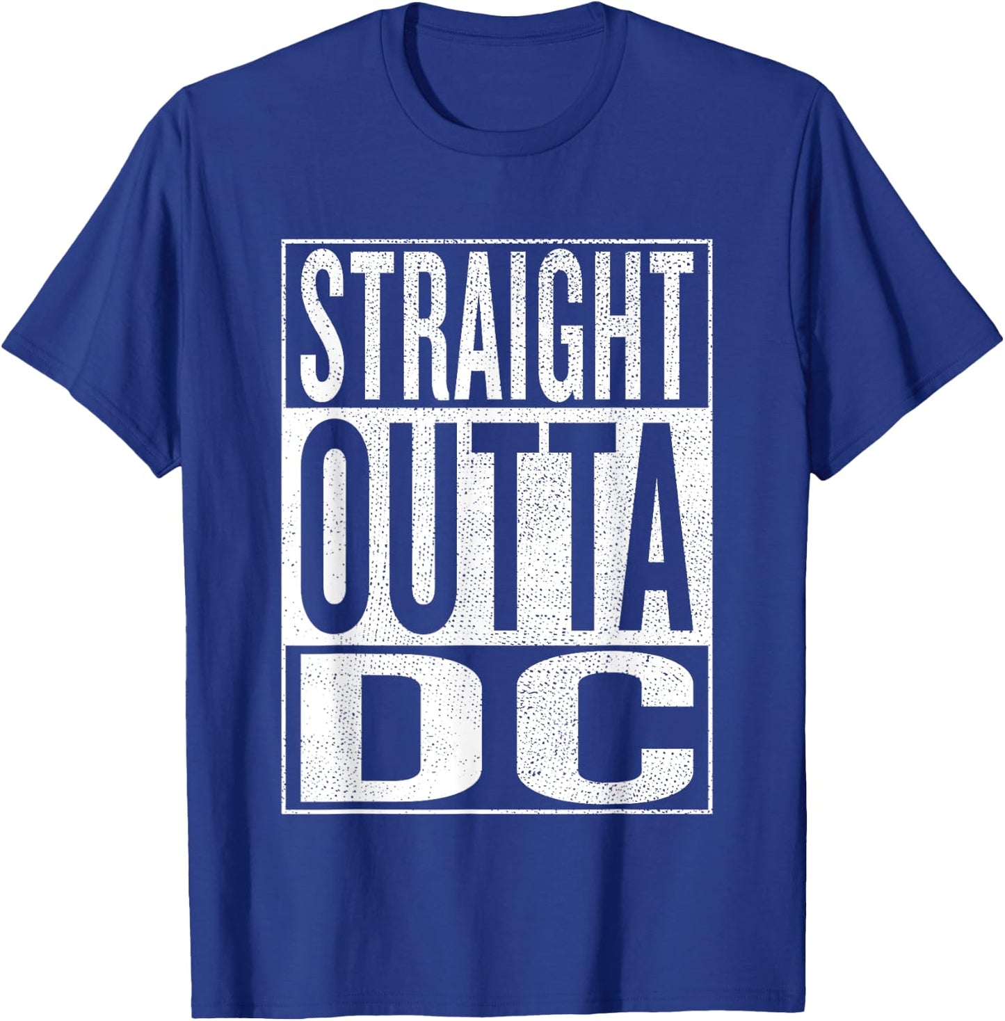 Straight outta DC District of Columbia Gift T-Shirt - T-Shirt | Royal
