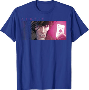 Marvel X-Men Gambit Ace of Spades Graphic T-Shirt - T-Shirt | Royal