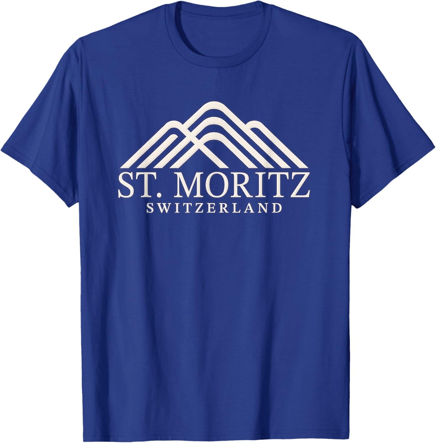 St. Moritz Switzerland Summit - Saint Moritz T-Shirt - T-Shirt | Royal