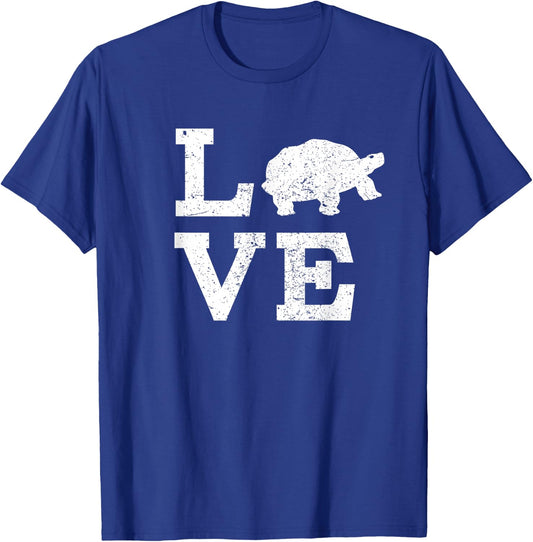 I Love Turtles Tortoises Funny T-Shirt - T-Shirt | Royal