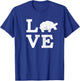 I Love Turtles Tortoises Funny T-Shirt - T-Shirt | Royal