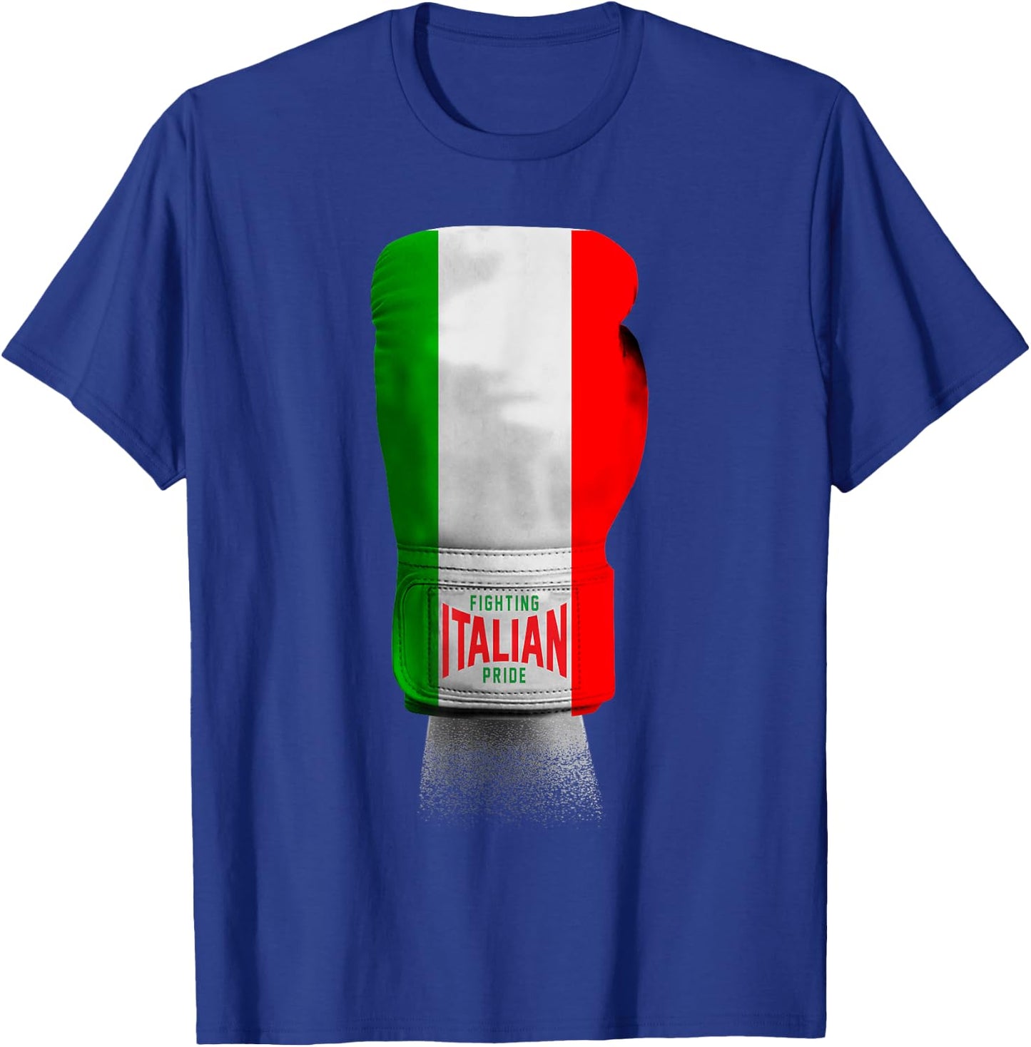 Vintage Italian Flag Boxing Gloves designer T-Shirt - T-Shirt | Royal