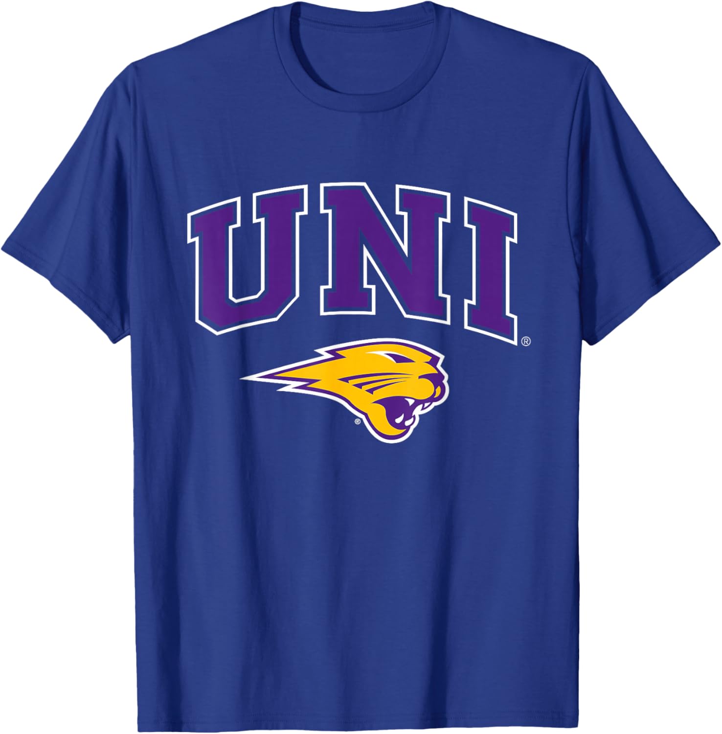 Northern Iowa Panthers | Official NCAA Merch | NAFPUNI03 T-Shirt - T-Shirt | Royal