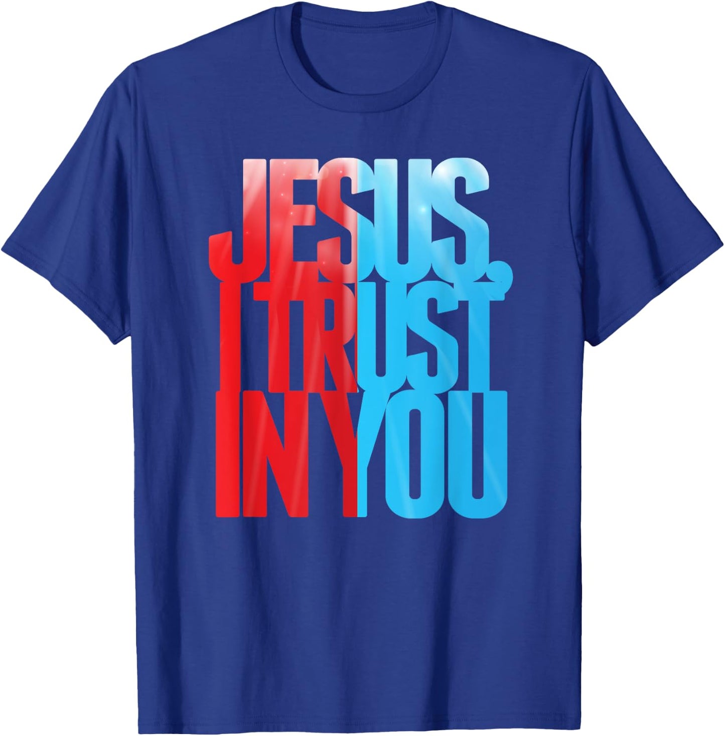 Divine Mercy Jesus I Trust in You St Faustina Catholic T-Shirt - T-Shirt | Royal