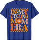 In My Cycling Mom Era | Retro Groovy Hippie Cycling T-Shirt - T-Shirt | Royal