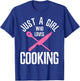 Just A Girl Who Loves Cooking Chef Vintage T-Shirt - T-Shirt | Royal