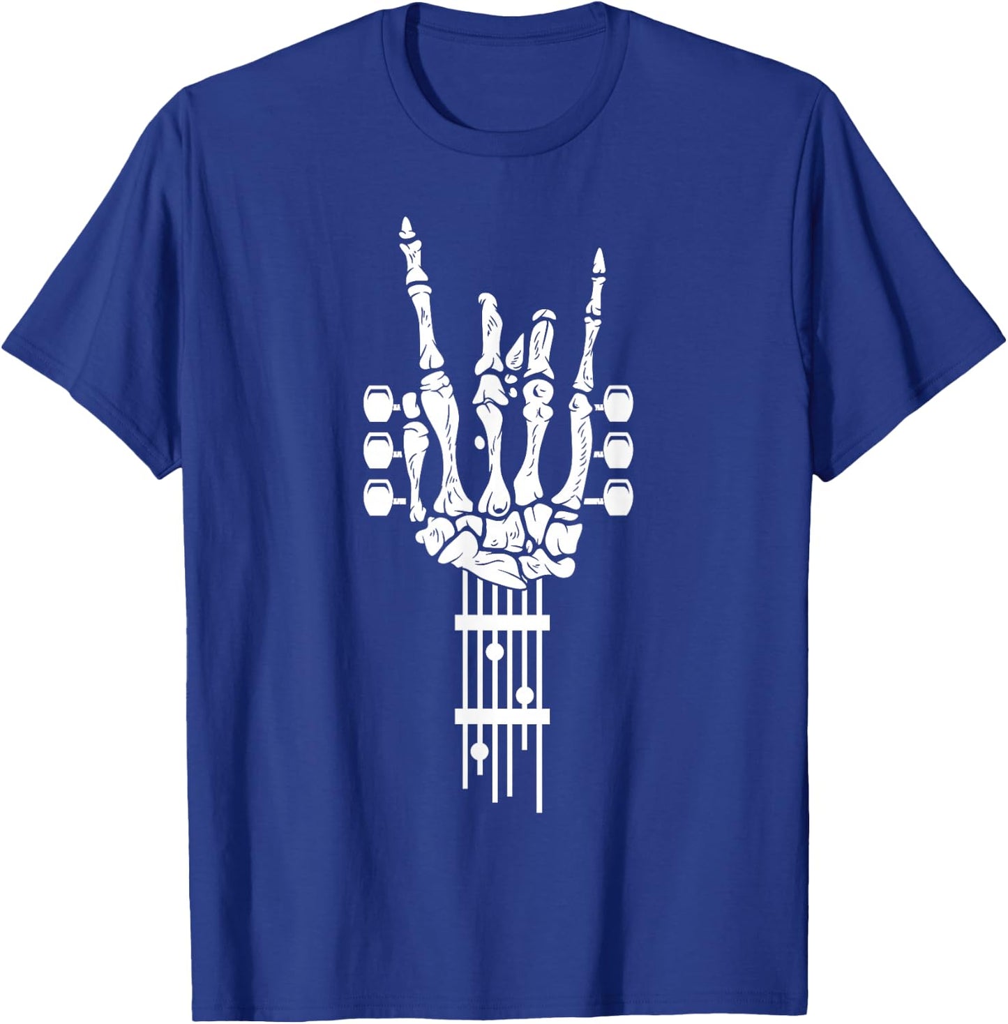 Rock and Roll Punk Rock Band Concert Guitar Accessories Gift T-Shirt - T-Shirt | Royal