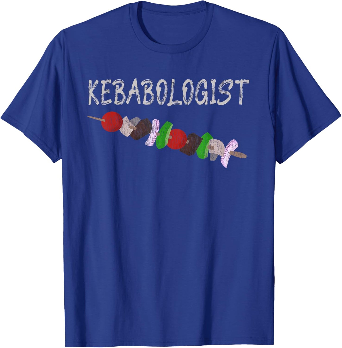Summer Grilling Shish Kebab Funny Kebabologist T-Shirt - T-Shirt | Royal