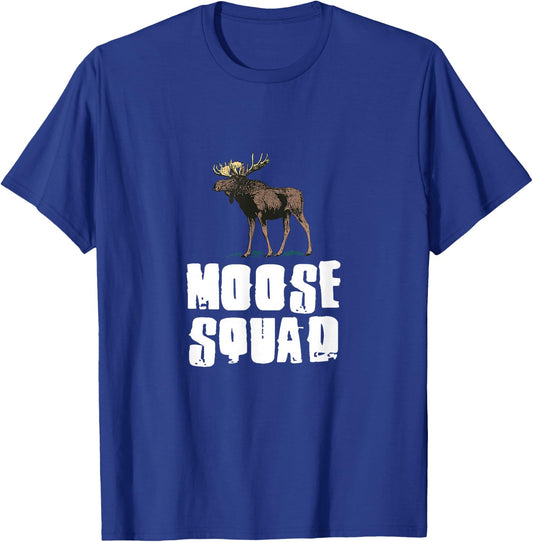 MOOSE Squad Cool Hunting MOOSE T-Shirt - T-Shirt | Royal