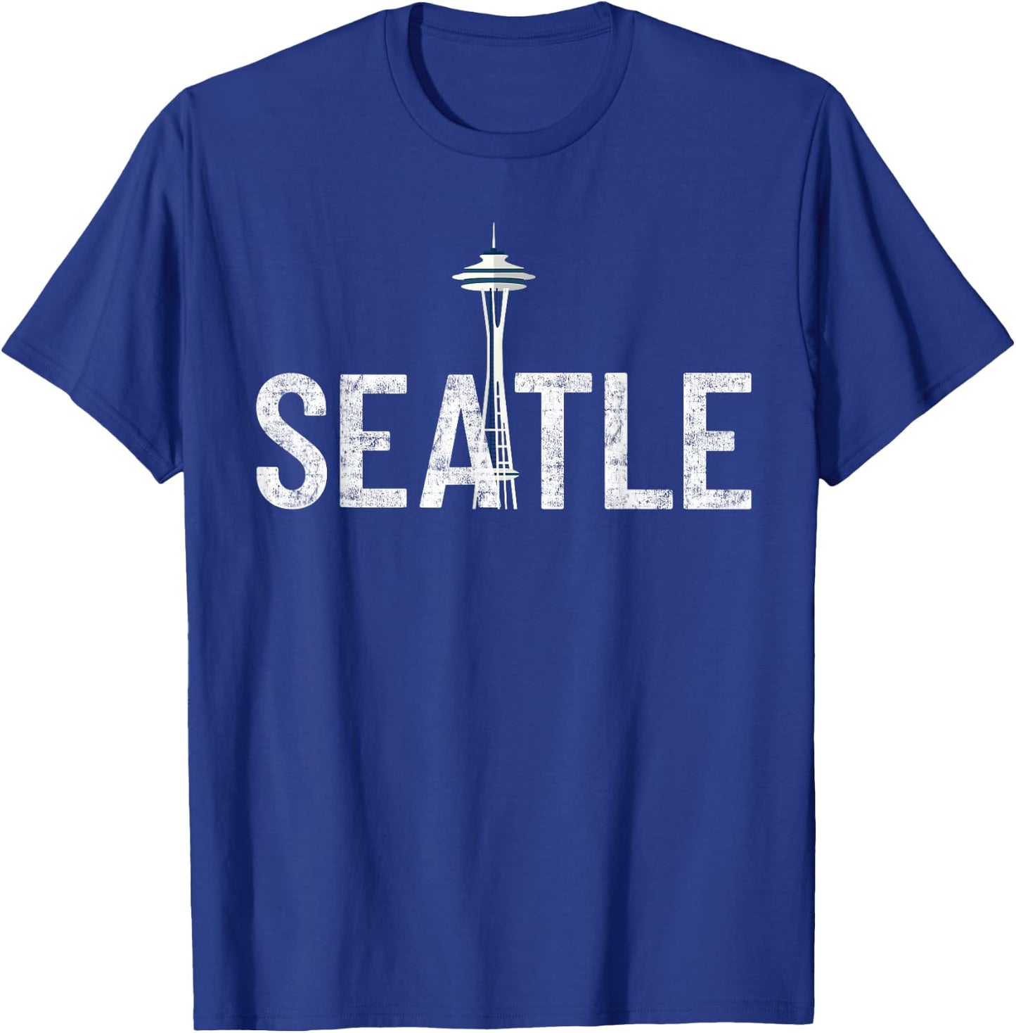 Cool Seattle Space Needle Souvenir USA Washington Gift T-Shirt - T-Shirt | Royal