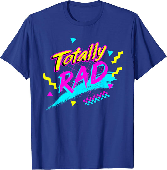 Totally Wheel Back to the 80s Throwback Classic Retro T-Shirt - T-Shirt | Royal