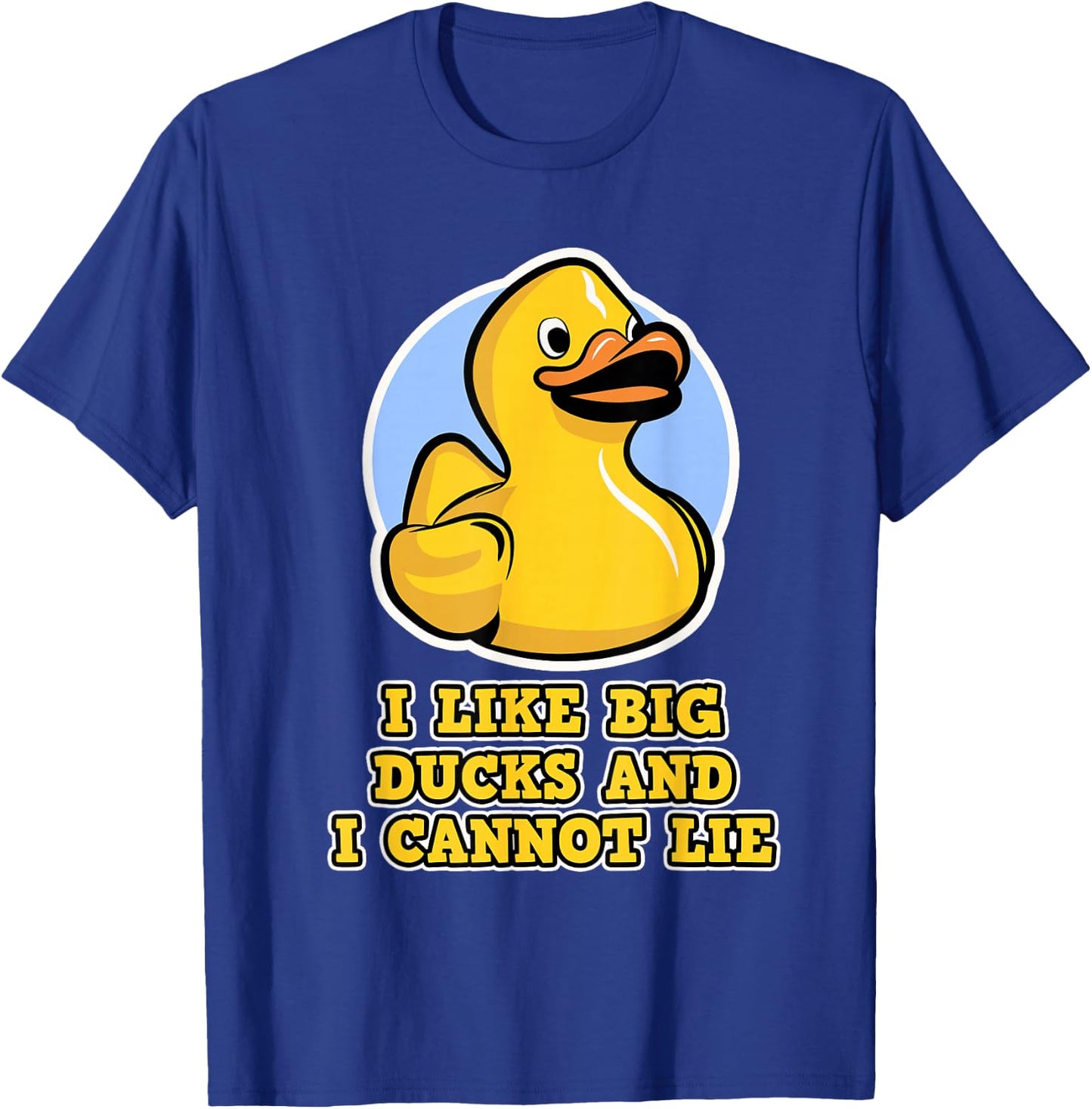 Ich lig große Duten und ich kann Nicht liegen - Rubber Duck T-Shirt - T-Shirt | Royal