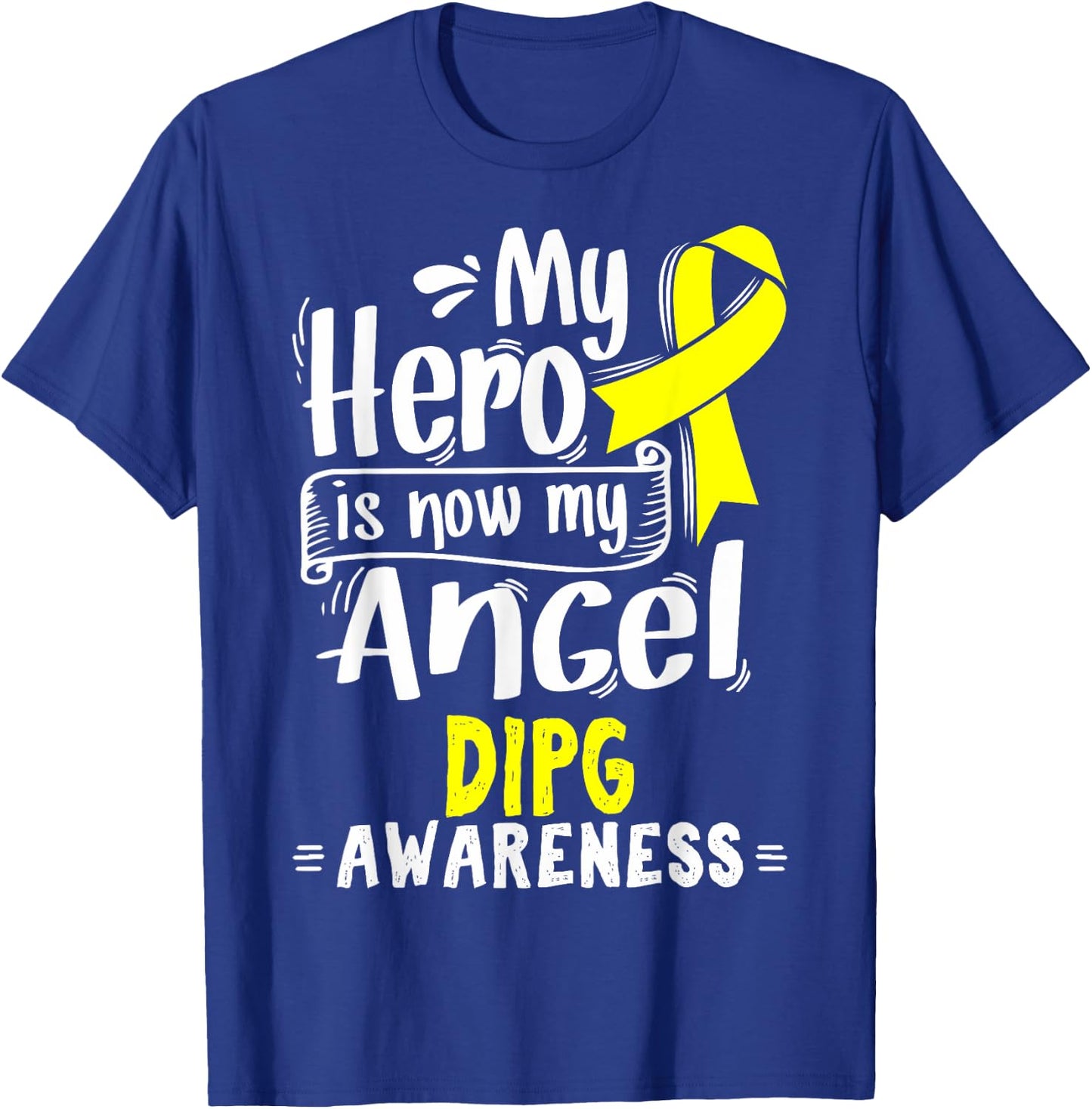 Glial Cancer Awareness Gift DIPG Patients T-Shirt - T-Shirt | Royal