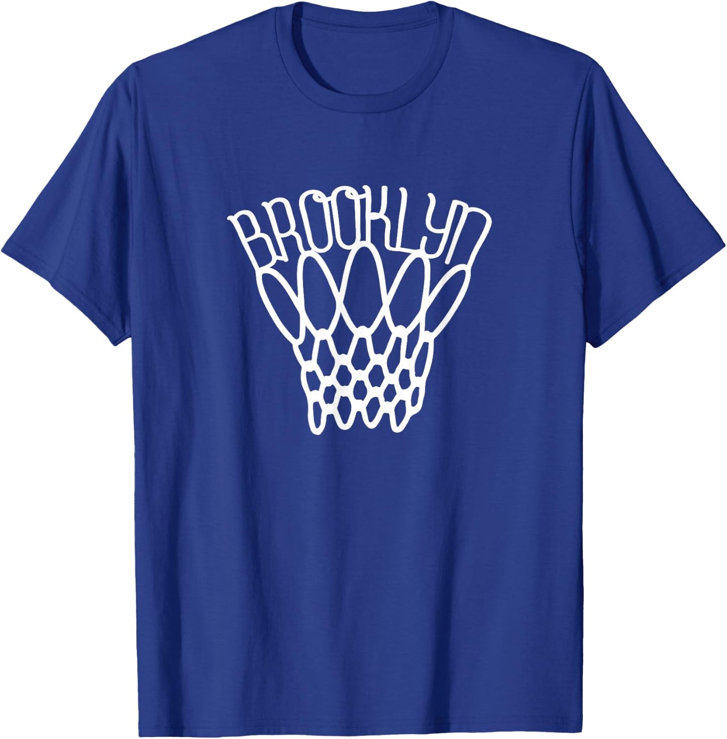 Brooklyn Basketball net Vintage T-Shirt - T-Shirt | Royal