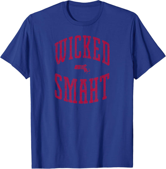 Wicked Smaht Vintage Style T-Shirt - T-Shirt | Royal