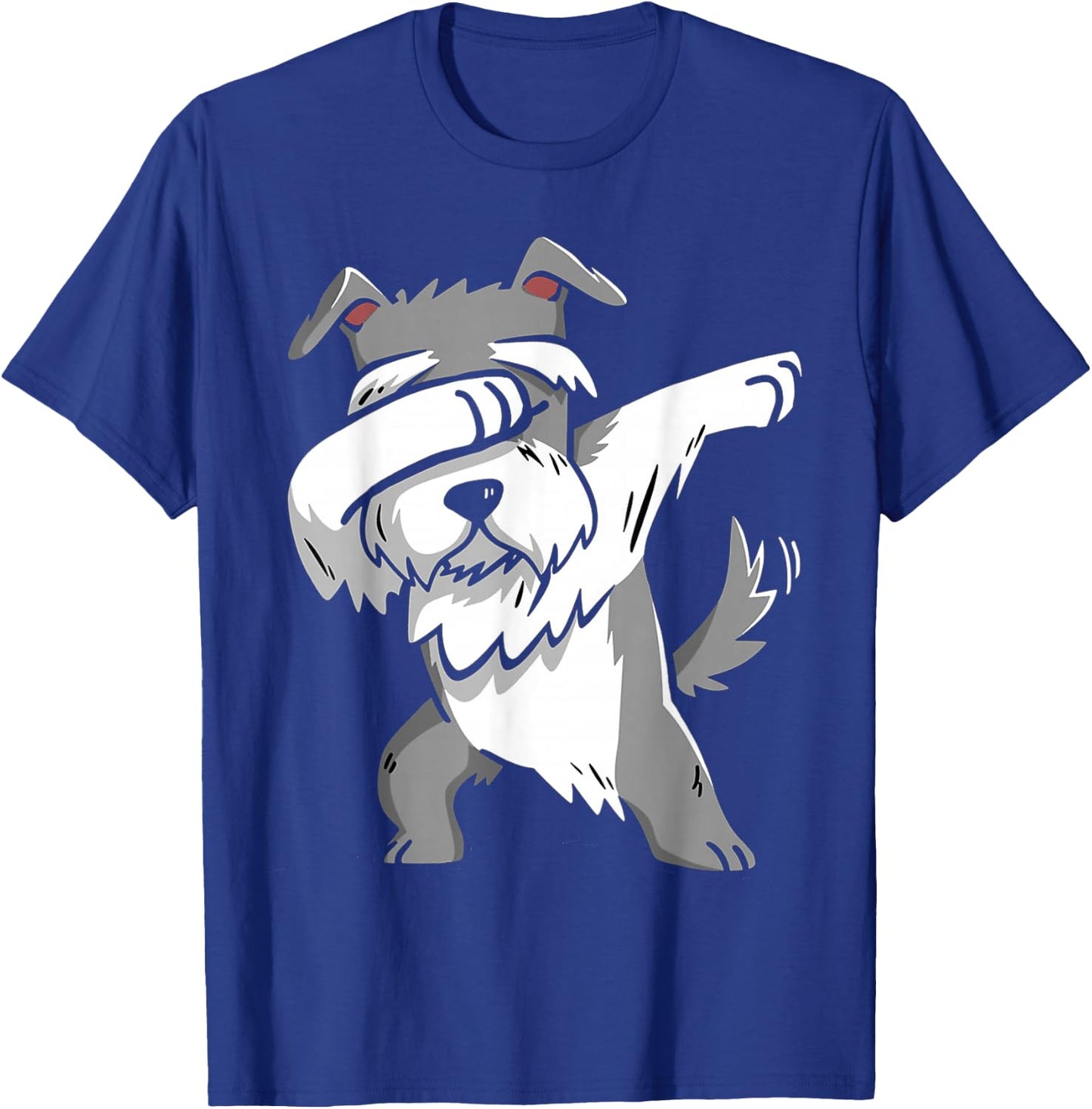 Dabbing Schnauzer Kids Schnauzer Pajamas Youth T-Shirt - T-Shirt | Royal