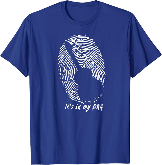 Acoustic Guitar - It's In My DNA Gift Guitarists T-Shirt - T-Shirt | Royal