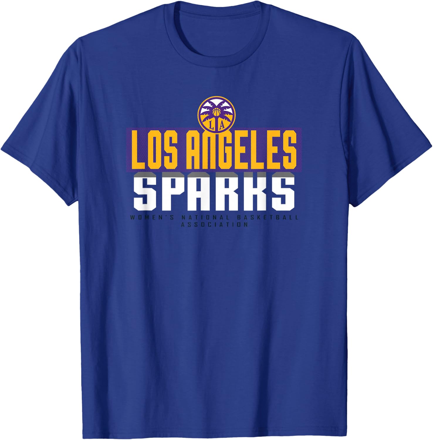 WNBA Los Angeles Sparks Sky Box T-Shirt - T-Shirt | Royal