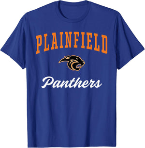 Plainfield High School Panthers T-Shirt - T-Shirt | Royal