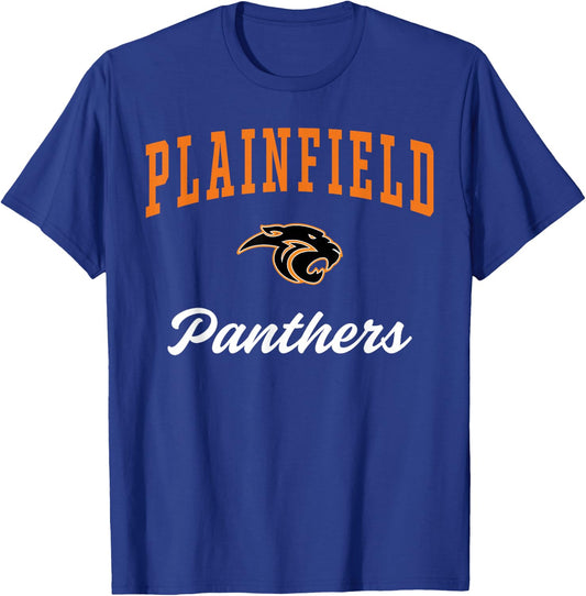 Plainfield High School Panthers T-Shirt - T-Shirt | Royal