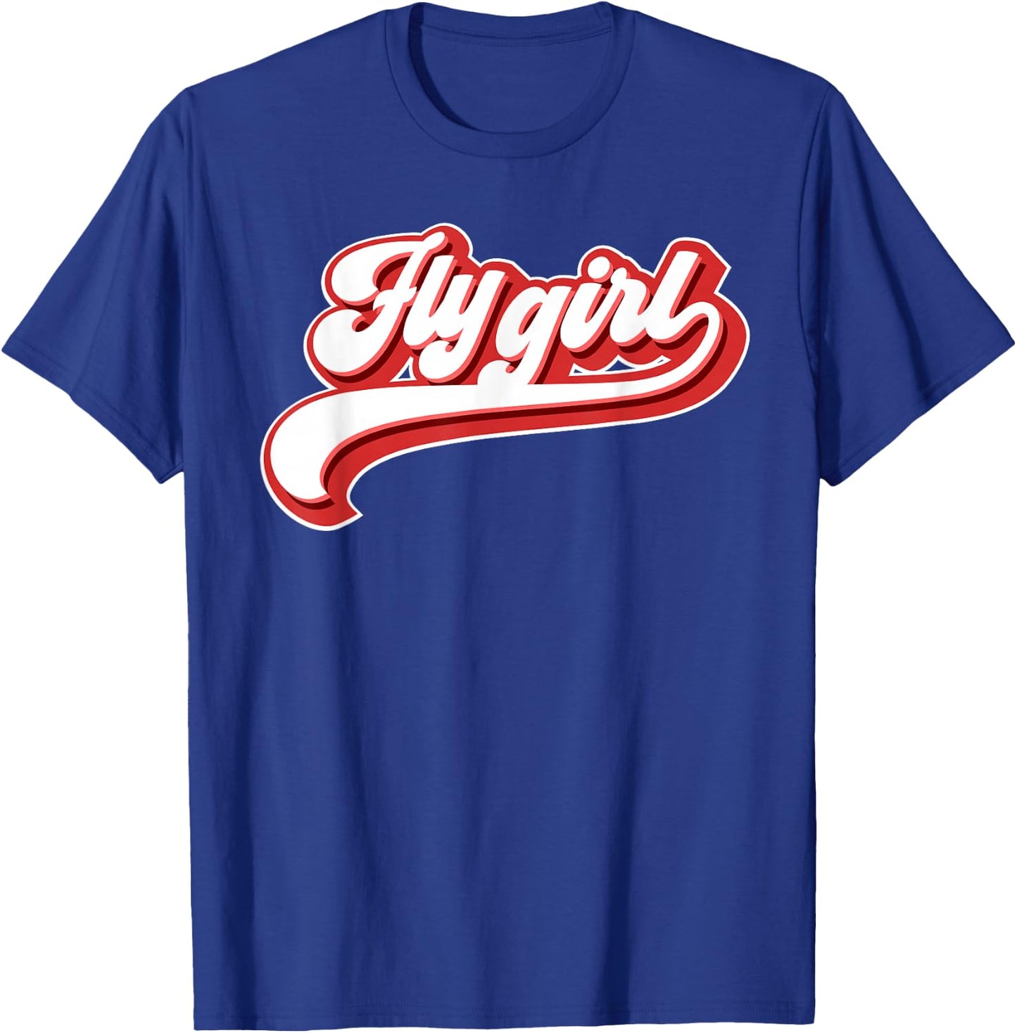 Fly Girl 80s 90s Old School Hip Hop T-Shirt - T-Shirt | Royal