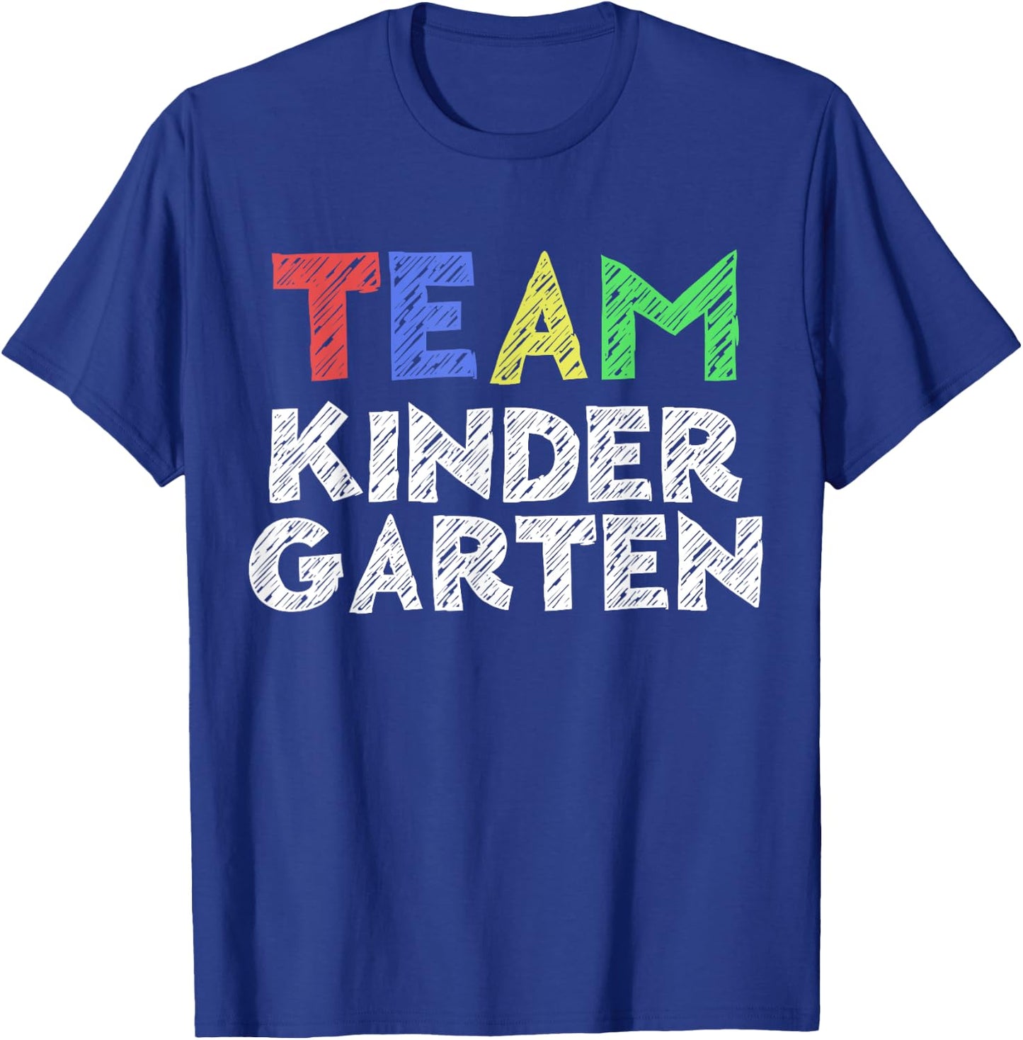 Team Kindergarten Shirt Boy Girl Teacher Back To School T-Shirt - T-Shirt | Royal