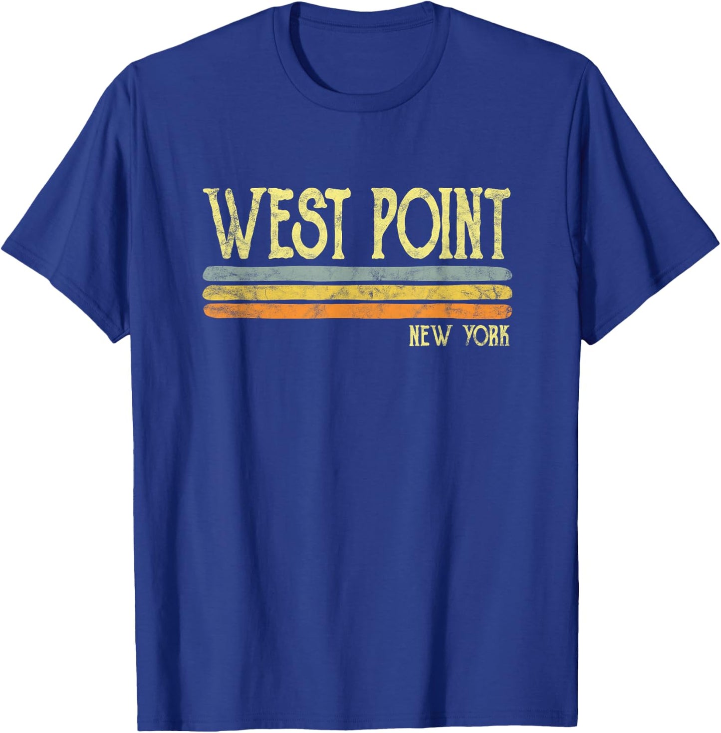 Vintage West Point New York Ny Love Gift Souvenir T-Shirt - T-Shirt | Royal