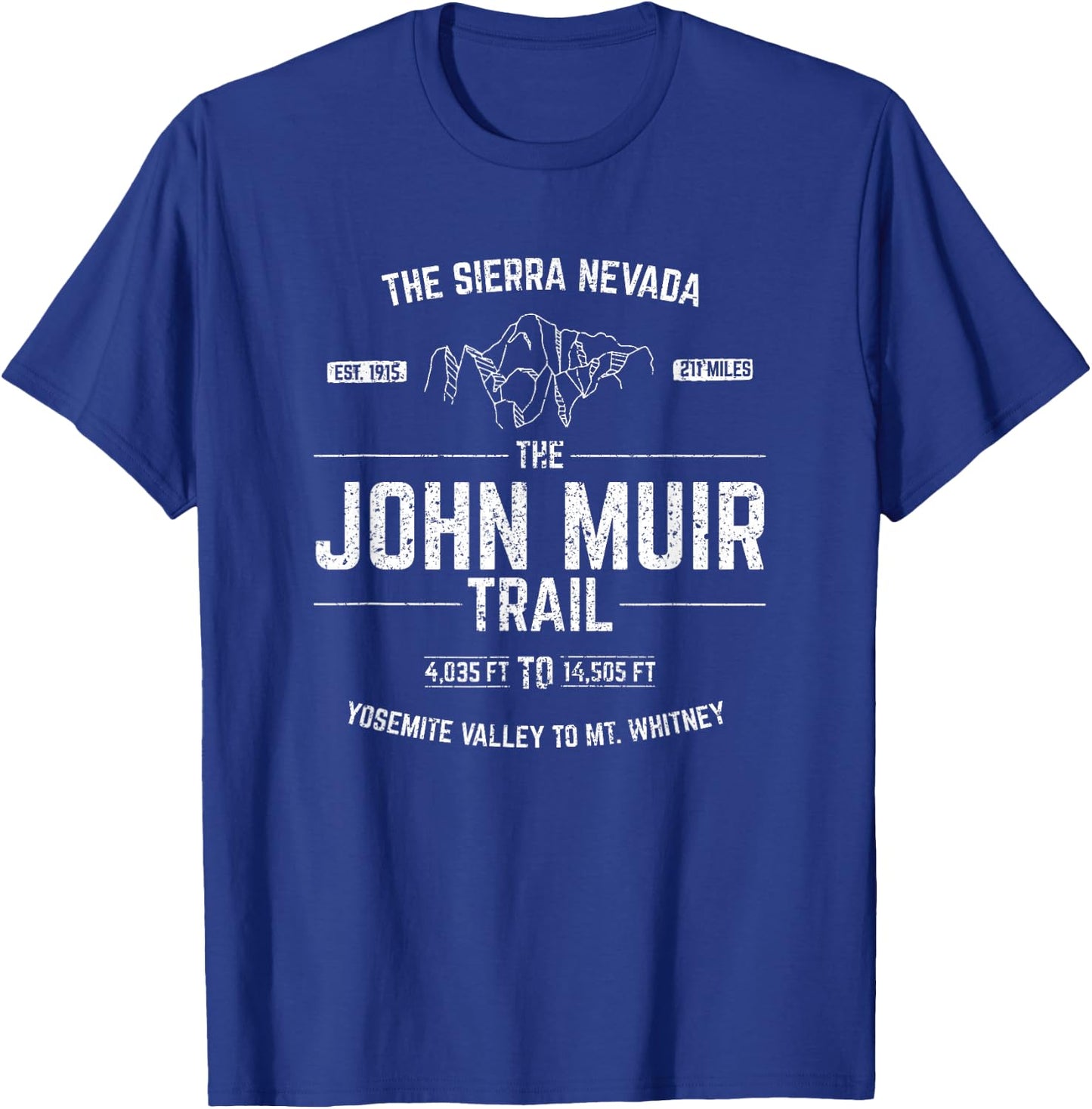 The John Muir Trail - T SHIRT T-Shirt - T-Shirt | Royal